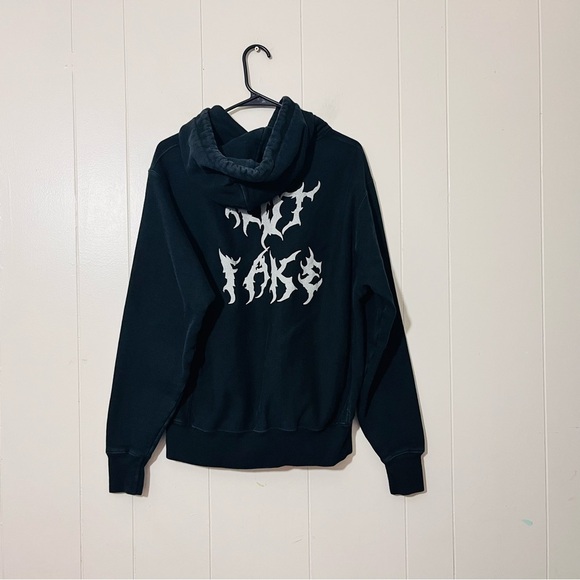 Champion  Reverse Weave Hoodie Black Size M - Picture 7 of 8